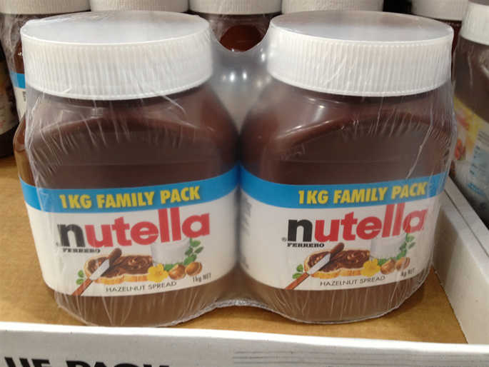 Costco Nutella 1kg Family Pack - FastGAMSAT